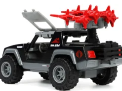 Stinger with Missile Launcher Cobra Commander Diecast Figurine G.I. Joe Hollywood Rides Series 1/32 Diecast Model Car Jada 33085