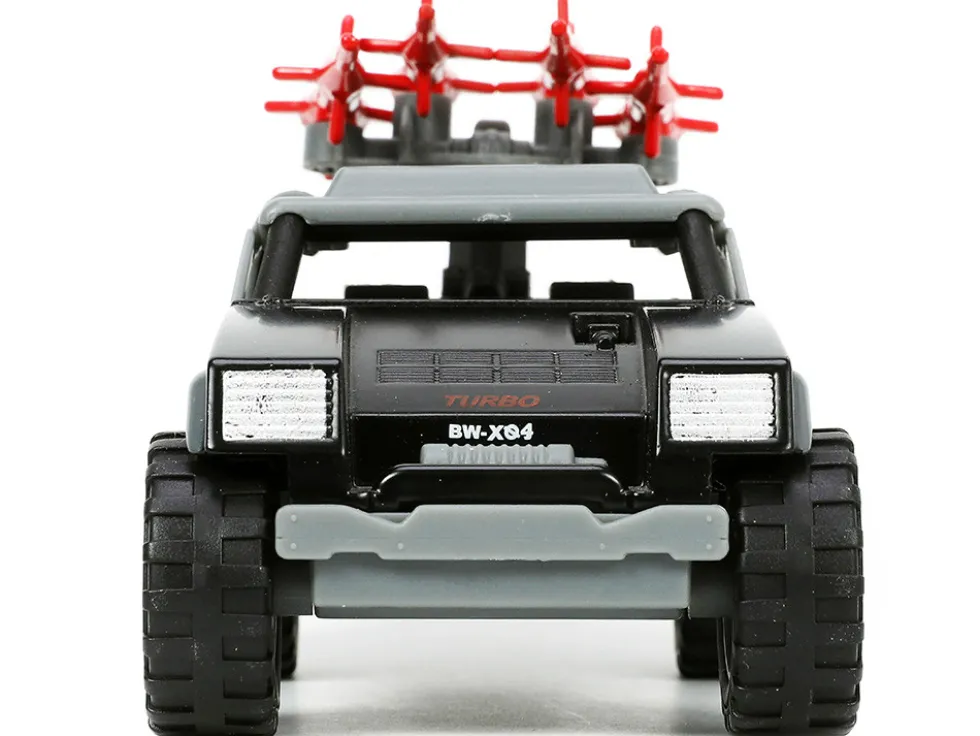 Stinger with Missile Launcher Cobra Commander Diecast Figurine G.I. Joe Hollywood Rides Series 1/32 Diecast Model Car Jada 33085