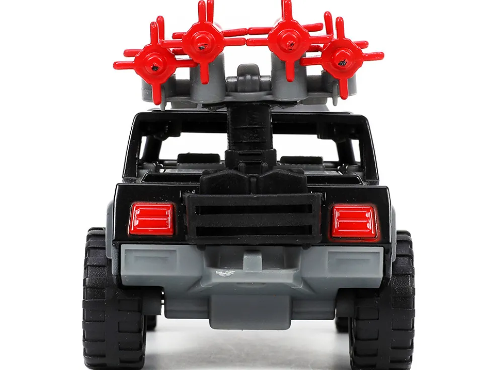 Stinger with Missile Launcher Cobra Commander Diecast Figurine G.I. Joe Hollywood Rides Series 1/32 Diecast Model Car Jada 33085