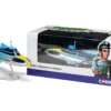Stingray Submarine Blue and Silver with Yellow Stripes "Gerry Anderson's Stingray" (1964) TV Series Diecast Model by Corgi