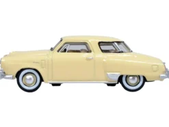 1950 Studebaker Champion Starlight Coupe Tulip Cream 1/87 (HO) Scale Diecast Model Car by Oxford Diecast