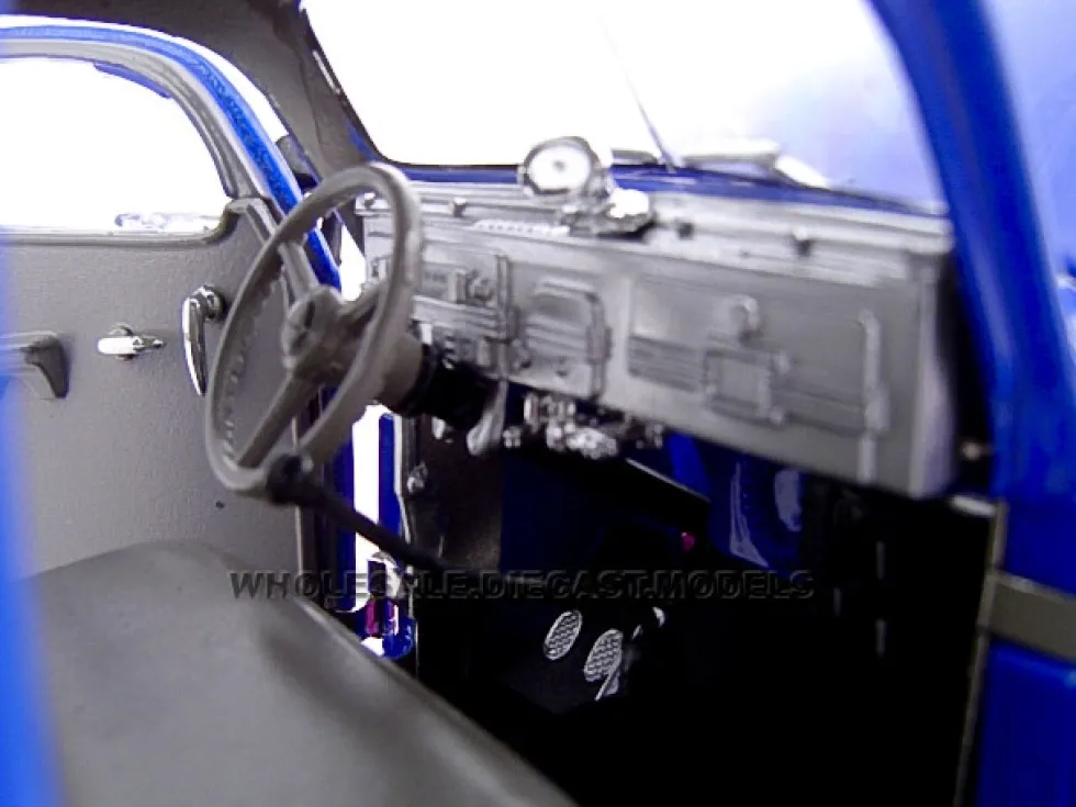 1937 Studebaker Pickup Blue With Accessories 1/24 Diecast Car Unique Replicas 18567