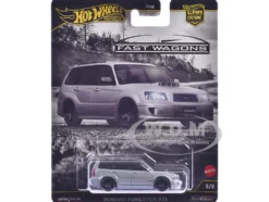 Subaru Forester STI Silver Metallic "Fast Wagons" Series Diecast Model Car by Hot Wheels