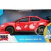 2016 Subaru WRX STI Red with "Knuckles" Graphics "Sonic the Hedgehog" (1991) Video Game "Hollywood Rides" Series 1/32 Diecast Model Car by Jada