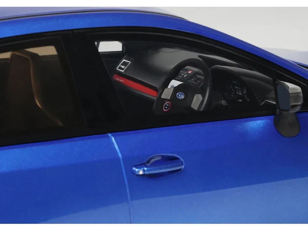 2015 Subaru WRX Sti S207 RHD (Right Hand Drive) Blue Pearl Metallic Limited Edition to 2000 pieces Worldwide 1/18 Model Car by Otto Mobile