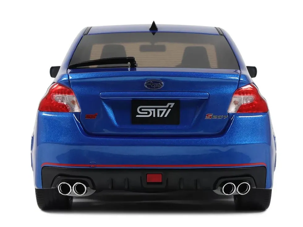 2015 Subaru WRX Sti S207 RHD (Right Hand Drive) Blue Pearl Metallic Limited Edition to 2000 pieces Worldwide 1/18 Model Car by Otto Mobile
