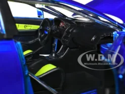 2016 Subaru WRX STI Widebody Blue Metallic "JDM Tuners" Series 1/24 Diecast Model Car by Jada