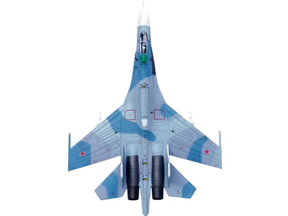 Sukhoi Su-27 Flanker-B Aircraft "Blue 388, Paris Air Show" (1989) Soviet Air Force 1/100 Diecast Model Airplane by Legion