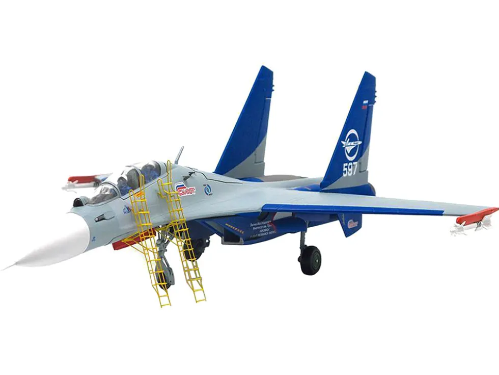 Sukhoi Su 30LL Flanker C Fighter Aircraft Gromov Flight Research Institute Ramenskoye AB Russia 1997 1/72 Diecast Model JC Wings JCW-72-SU30-006