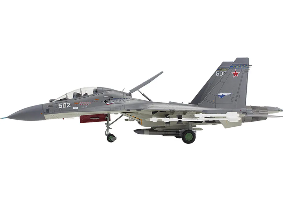 Sukhoi Su-30Mk Flanker Fighter Aircraft "502" (2011) Russian Air Force "Air Power Series" 1/72 Diecast Model by Hobby Master