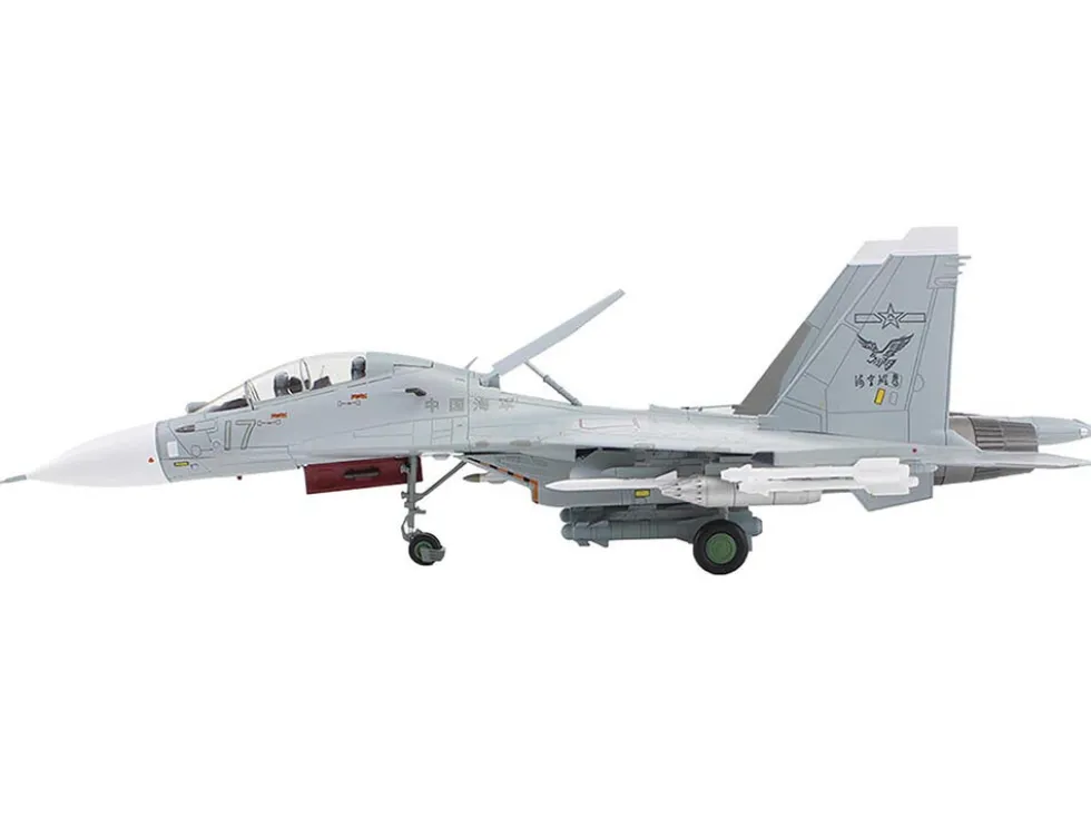 Sukhoi Su-30MK2 Flanker-G Fighter Aircraft "White 17, China" (2022) People's Liberation Army Naval Air Force (PLANAF) "Air Power Series" 1/72 Diecast Model by Hobby Master