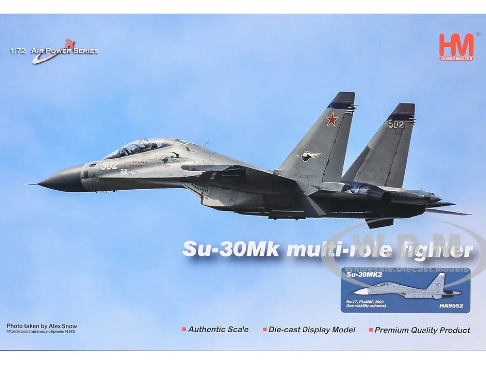 Sukhoi Su-30MK2 Flanker-G Fighter Aircraft "White 17, China" (2022) People's Liberation Army Naval Air Force (PLANAF) "Air Power Series" 1/72 Diecast Model by Hobby Master