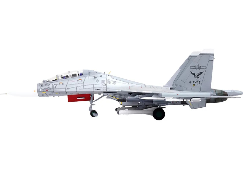 Sukhoi Su 30MKK Flanker-G Fighter Aircraft #17 People s Liberation Army PLA Naval Aviation s Sea and Air Eagle Regiment Chinese Air Force Wing Series 1/72 Diecast Model Panzerkampf 14645PE17