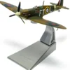 Supermarine Spitfire Mk.II Fighter Aircraft "Iron Maiden 'Aces High'" Green Camouflage with Graphics 1/72 Diecast Model by Corgi