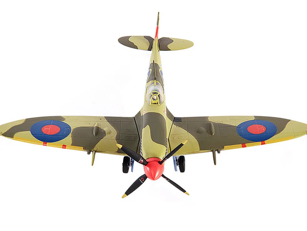 Supermarine Spitfire MK IXC Fighter Aircraft Royal Air Force Ldr Stanislav Skalsk Polish Combat Team North Africa 1943 1/72 Diecast Model JC Wings JCW-72-SPF-003