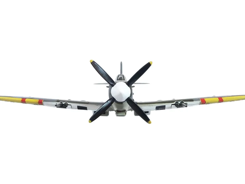 Supermarine Spitfire Mk IXE Fighter Aircraft 21 T 443 Squadron 127 Wing Belgium 1945 Royal Canadian Air Force Oxford Aviation Series 1/72 Diecast Model Airplane Oxford Diecast AC098
