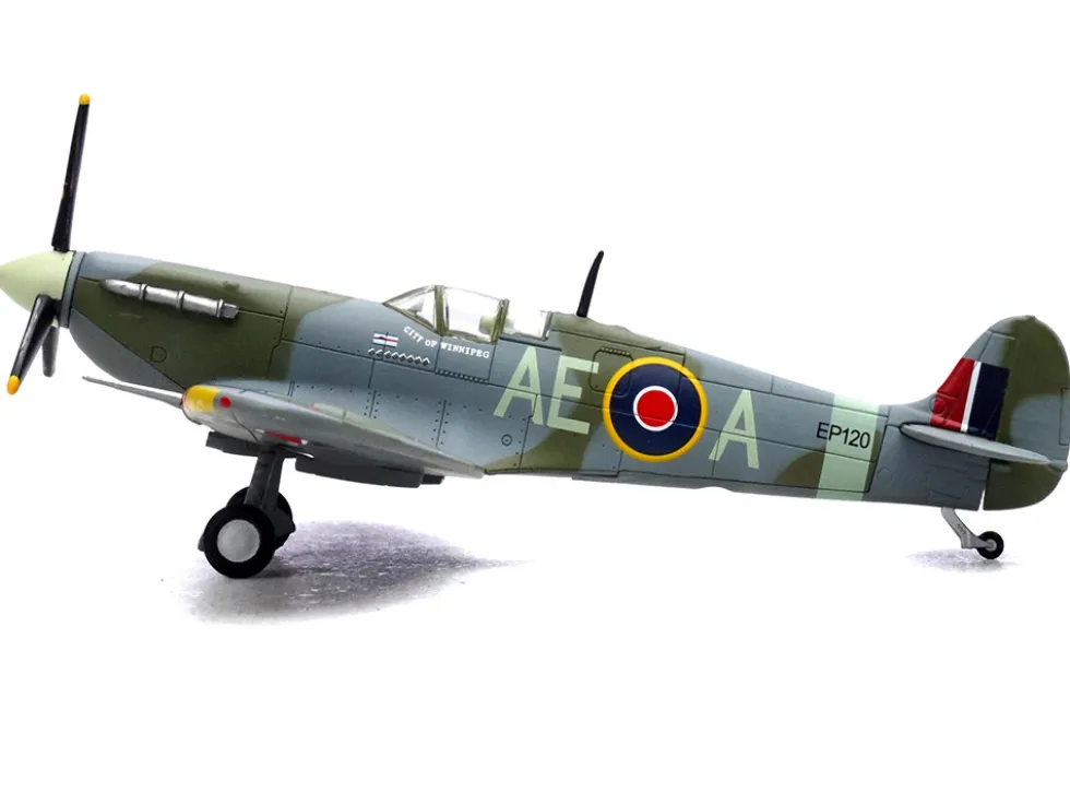 Supermarine Spitfire Mk Vb Fighter Aircraft "EP120, Flight Lieutenant James 'Jeff' Northcott, No. 402 City of Winnipeg Squadron" (1943-1944) Royal Canadian Air Force 1/72 Diecast Model Airplane by Legion