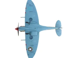 Supermarine Spitfire Mk.Vb Trop Fighter Aircraft "ER570, 4th Fighter Squadron, 52nd Fighter Group" (1943) Mediterranean Allied Coastal Air Force "Air Power Series" 1/48 Diecast Model by Hobby Master