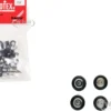 Super Singles with Fronts Sets of Wheels (10 Sets) 1/87 (HO) Plastic Model by Promotex