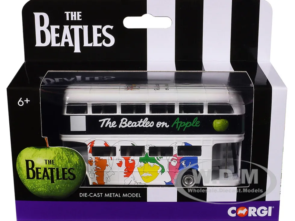 The Beatles London Double Decker Bus "The White Album" White Diecast Model Car by Corgi