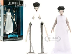 The Bride of Frankenstein 6" Moveable Figurine Chains Alternate Head Hands Universal Monsters Series Jada 31960