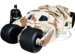 The Dark Knight Batmobile Batman Diecast Figure Camouflage Version DC Comics Series 1/24 Diecast Model Car Jada 98543