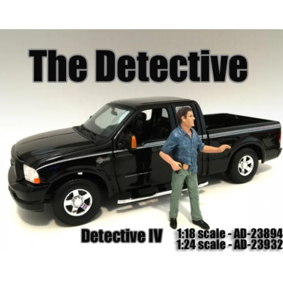 The Detective #4 Figure For 1:18 Scale Models American Diorama 23894