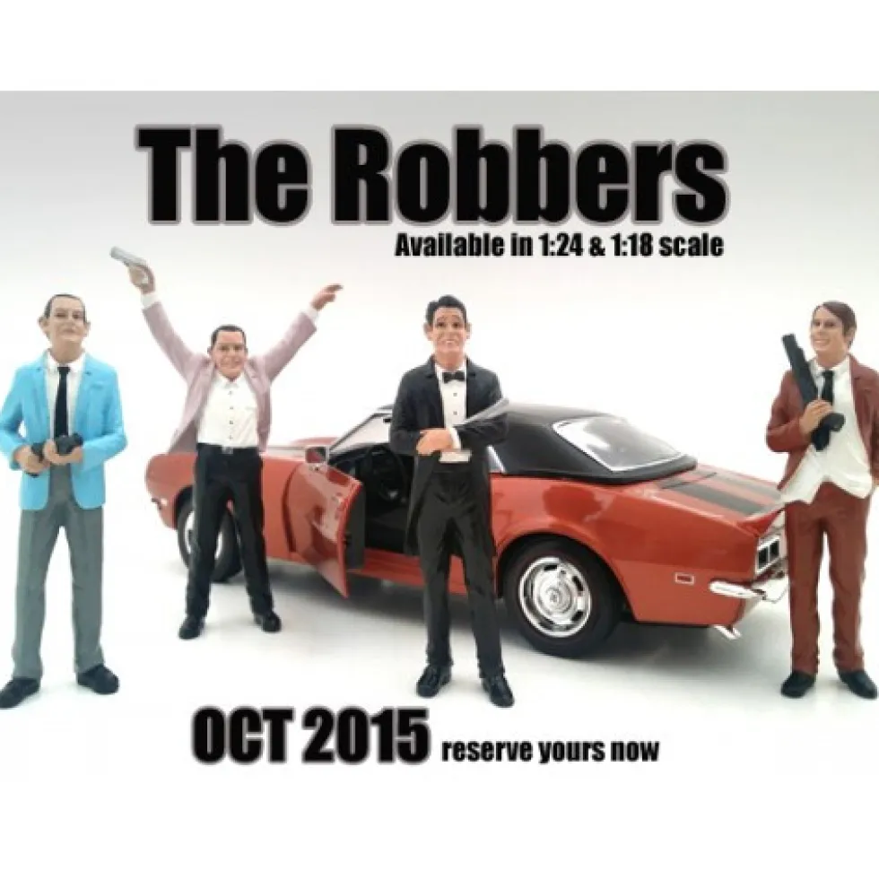 The Robbers Robber I Figure For 1:18 Scale Models American Diorama 23883