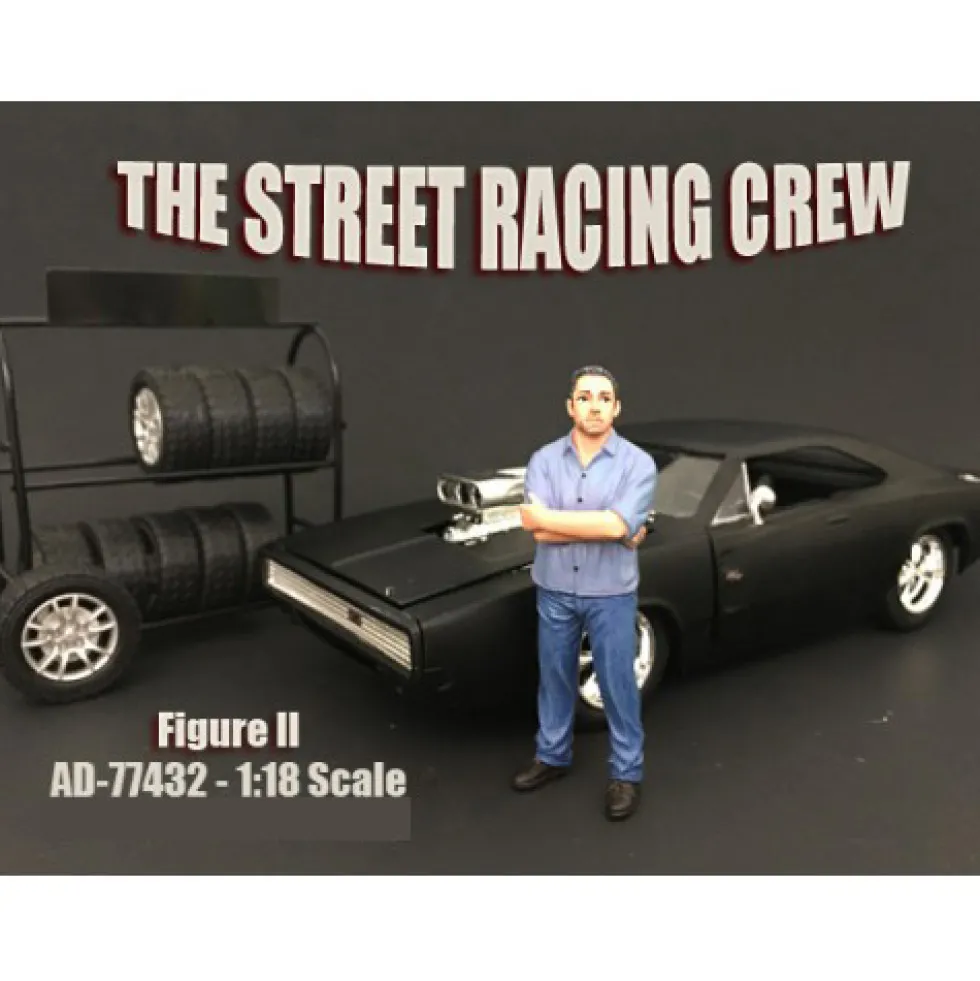 The Street Racing Crew Figure II For 1:18 Scale Models American Diorama 77432