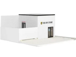 The UPS Store Diorama Mechanic s Corner for 1/64 Scale Models Greenlight 51491