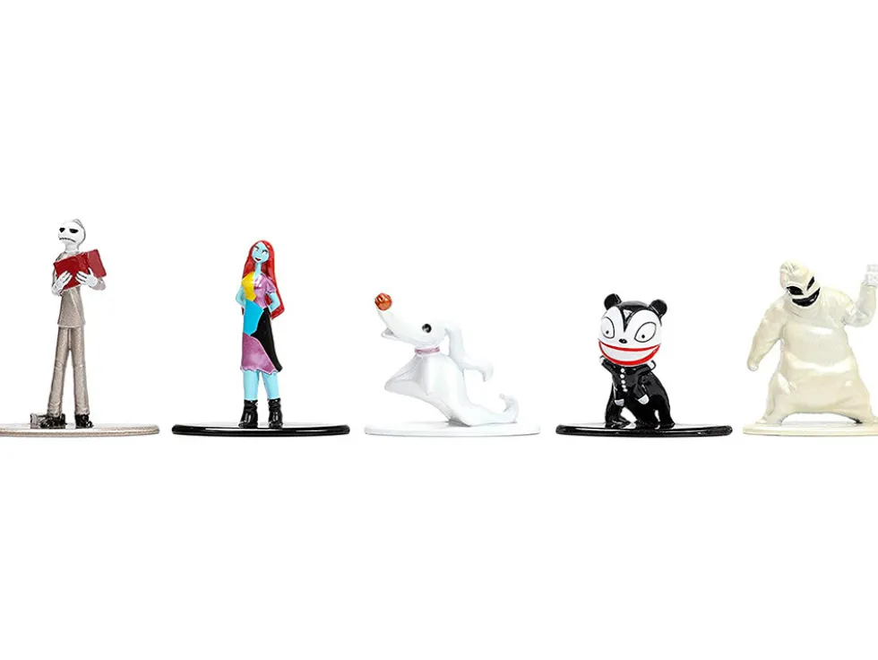 Tim Burton's The Nightmare Before Christmas Set of 18 Diecast Figurines Nano Metalfigs Series Jada 32912