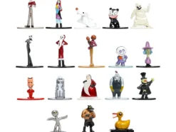 Tim Burton's The Nightmare Before Christmas Set of 18 Diecast Figurines Nano Metalfigs Series Jada 32912