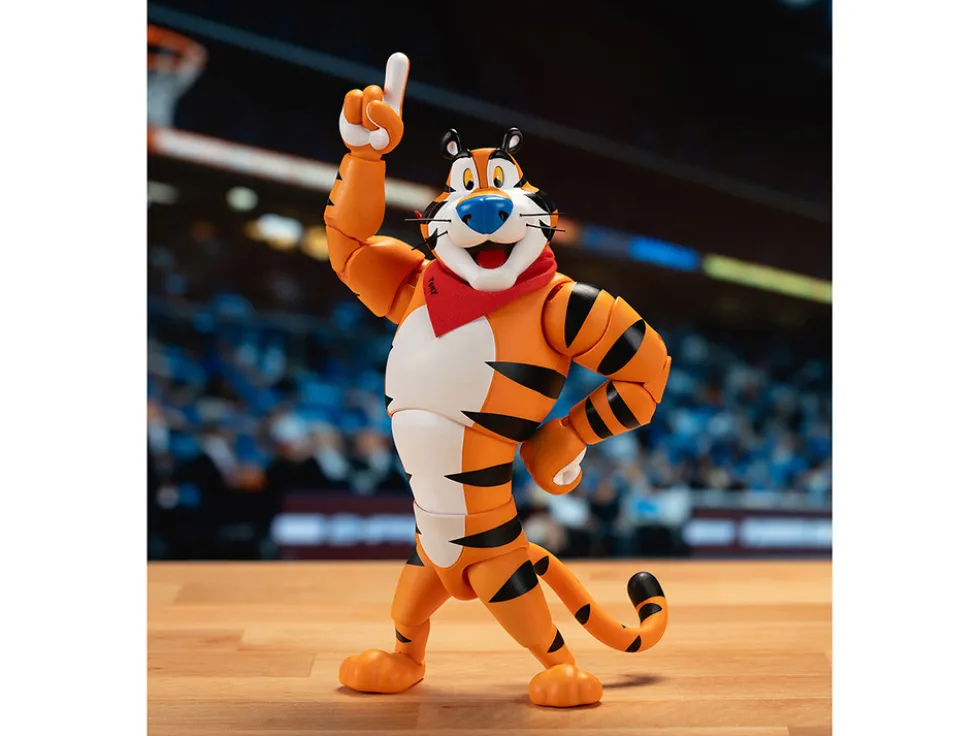 Tony the Tiger 6.75" Moveable Figure with Alternate Hands and Accessories "Kellogg's Frosted Flakes" Model by Jada
