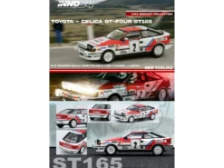 Toyota Celica GT-Four (ST165) #2 Carlos Sainz - Luis Moya Winner "Rally Monte Carlo" (1991) 1/64 Diecast Model Car by Inno Models