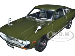 1973 Toyota Celica Liftback 2000GT RA25 RHD Right Hand Drive Moss Green 1/18 Model Car Autoart 78768