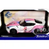 2024 Toyota GR Supra "Itasha" White with Graphics "StreetFighters" 1/18 Diecast Model Car by Solido