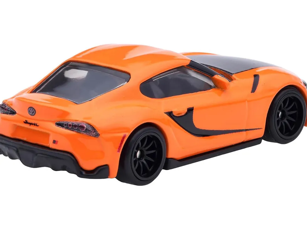 2021 Toyota GR Supra Orange and Black "F9" (2021) Movie "Fast & Furious" Series Diecast Model Car by Hot Wheels