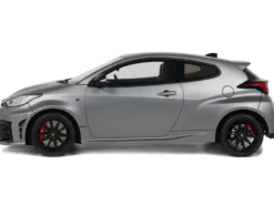 2024 Toyota GR Yaris Precious Metal Gray Metallic Limited Edition to 999 pieces Worldwide 1/18 Model Car by Otto Mobile