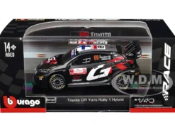 Toyota GR Yaris Rally1 Hybrid #69 Kalle Rovanpera - Jonne Halttunen "Toyota Gazoo Racing WRT" "World Rally Championship" (2024) "Race" Series 1/43 Diecast Model Car by Bburago
