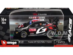 Toyota GR Yaris Rally1 Hybrid #17 Sebastien Ogier - Vincent Landais "Toyota Gazoo Racing WRT" "World Rally Championship" (2024) "Race" Series 1/43 Diecast Model Car by Bburago