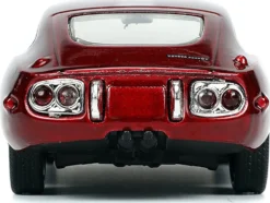 1967 Toyota 2000GT RHD Right Hand Drive Red Metallic Red Ranger Diecast Figurine Power Rangers Hollywood Rides Series 1/32 Diecast Model Car Jada 33074