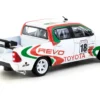 Toyota Hilux Pickup Truck RHD (Right Hand Drive) #18 White with Red and Green Graphics "Hobby64" Series 1/64 Diecast Model Car by Tarmac Works