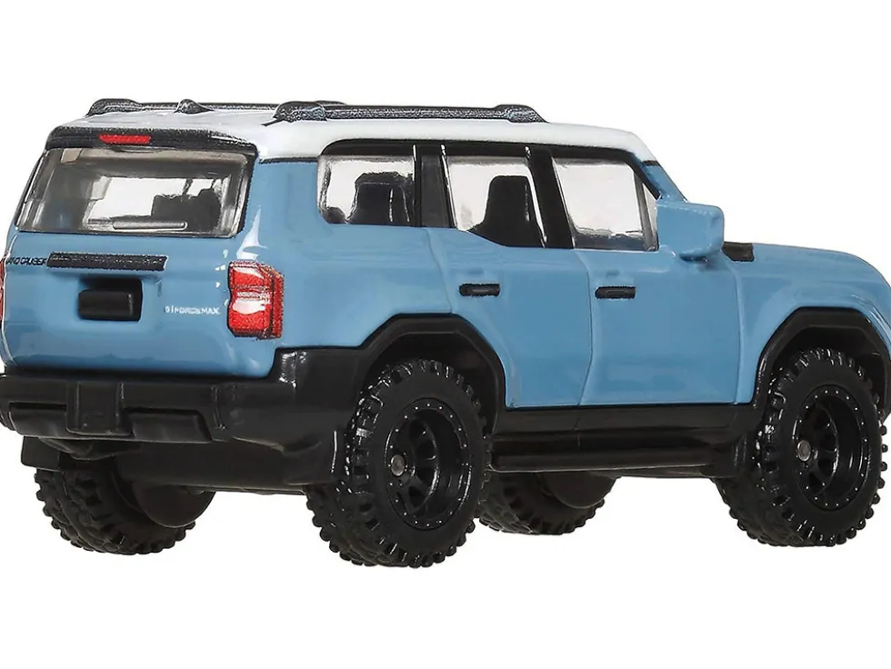 2024 Toyota Land Cruiser Blue with White Top "HW Off Road" Series Diecast Model Car by Hot Wheels