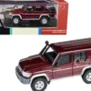 2014 Toyota Land Cruiser 76 Merlot Red Metallic 1/64 Diecast Model Car Paragon Models PA-55313