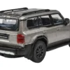 2024 Toyota Land Cruiser 250 Prado Meteor Shower Silver Metallic 1/64 Diecast Model Car by Paragon Models
