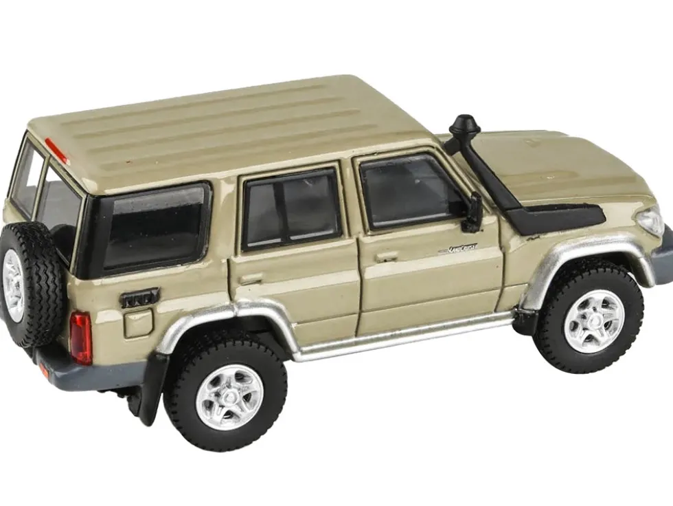 2014 Toyota Land Cruiser 76 Sandy Taupe Tan 1/64 Diecast Model Car Paragon Models PA-55316