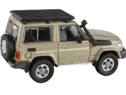 2014 Toyota Land Cruiser 71 SWB Short Wheel Base Sandy Taupe Brown 1/64 Diecast Model Car Paragon Models PA-55564