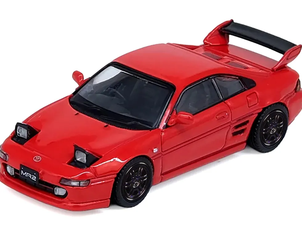 Toyota MR2 (SW20) RHD (Right Hand Drive) Red 1/64 Diecast Model Car by Inno Models
