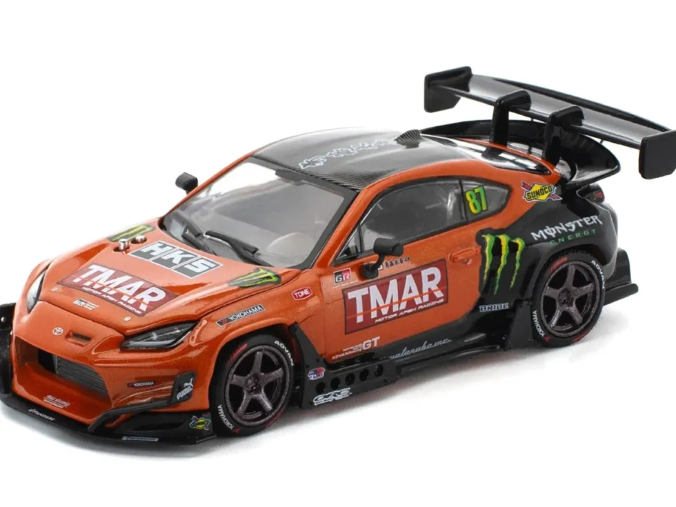 Toyota Pandem GR86 #87 Daigo Saito "Formula Drift Japan" (2022) 1/64 Diecast Model Car by Pop Race