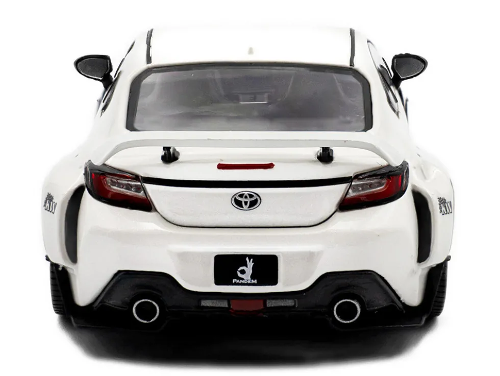 2022 Toyota Pandem GR86 White Metallic 1/43 Diecast Model Car by Solido